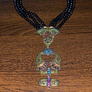 Heidi Daus Multi-strand Art Deco Necklace